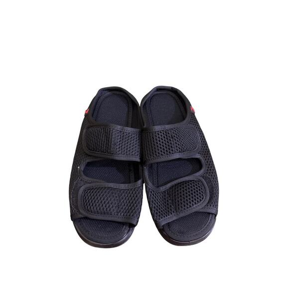 Women's Slippers Slides: Extra Wide Comfortable Slippers Indoors Adjustable - Picture 1 of 4